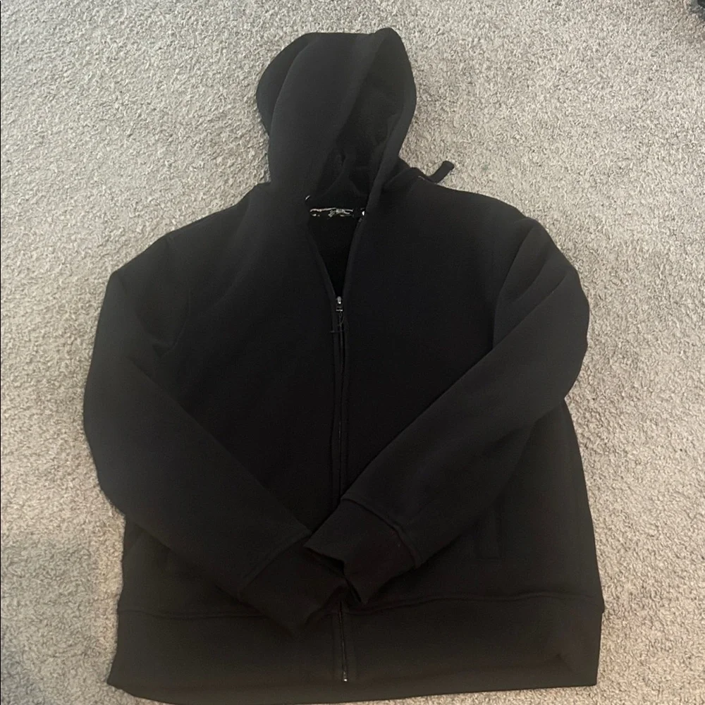 Member's Mark Sherpa Lined Hoodie - Black, men’s size L - Picture 1 of 6